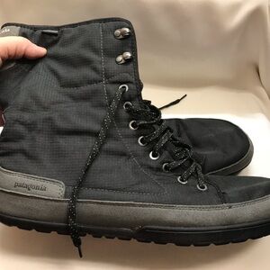 Patagonia men’s lightweight waterproof fabric snow boots black/grey men’s 13
